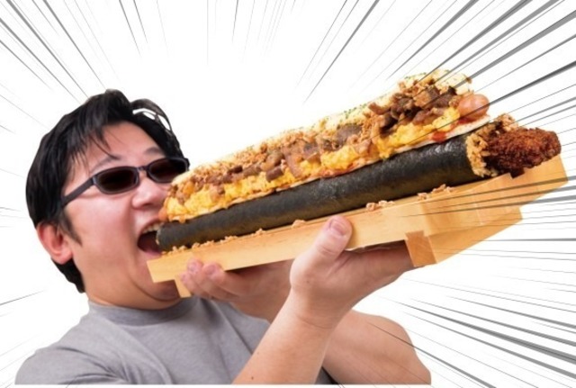 甘太郎から総重量1.5kg、約6,000kcal超えの「悪魔の恵方巻」販売！成人男性3日分相当のハイカロリー巻