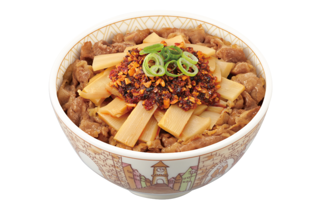 メンマ好き必見！牛丼の上にたっぷりのメンマがのった「メンマ牛丼」がすき家で復活！
