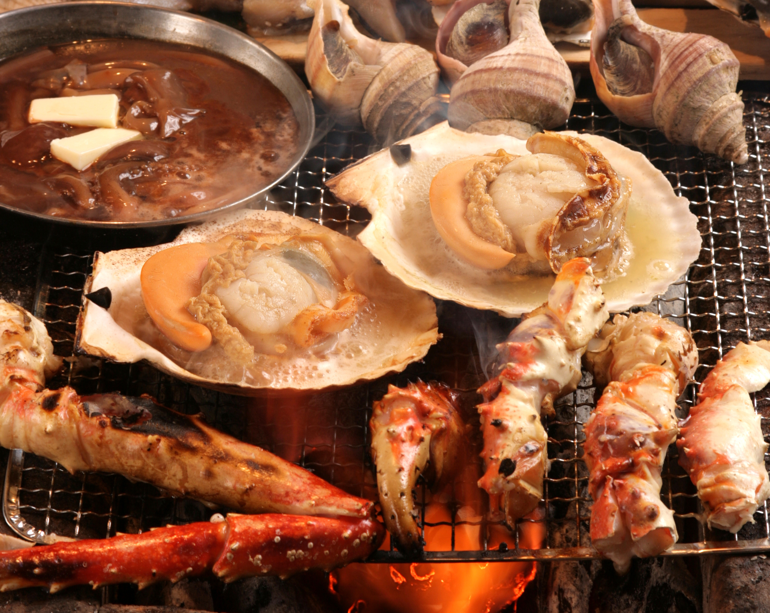 すすきの 炉端 焼き