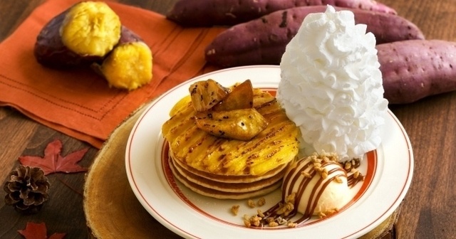 『Eggs ’n Things』に秋のパンケーキが登場。安納芋を存分に満喫!
