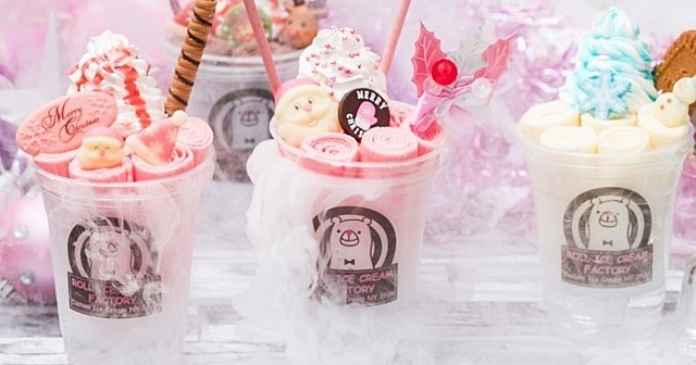 ふわもこ♡なクリスマス限定ロールアイスが12/1から販売開始!ムービージェニック間違いなし!
