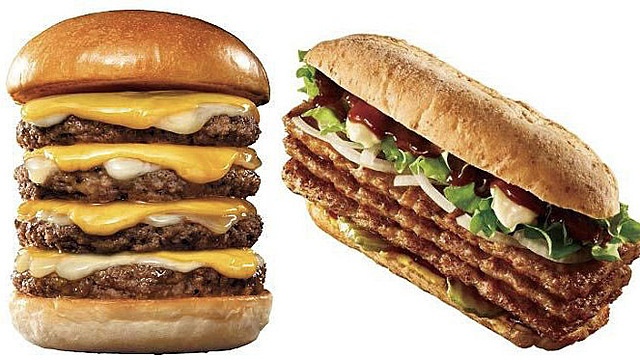 『ロッテリア』の5月の肉の日は「絶品チーズ」の4段重ねや「トリプルリブサンド」がお得