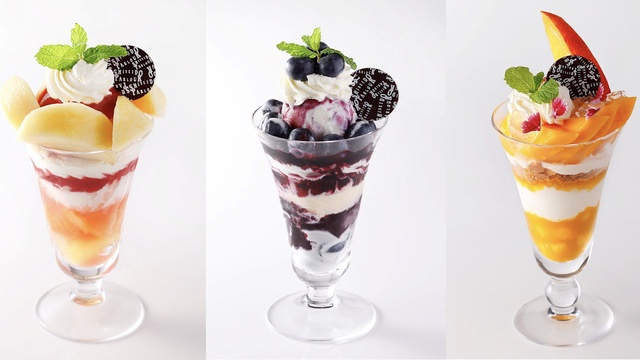 【7/1】完熟の桃やマンゴーを使った”真夏のフルーツパフェ”は必食『資生堂パーラー』