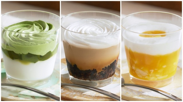 抹茶・コーヒー・マンゴーも!味と食感が階層ごとに変わる“ごち層スイーツ”登場『ローソン』