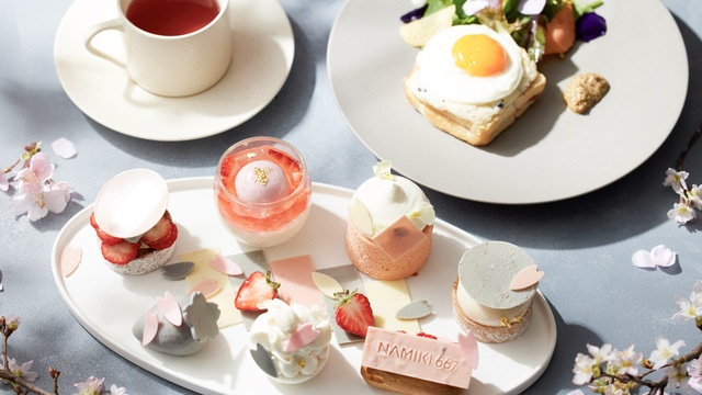 『ハイアット セントリック 銀座』で春モチーフの「Tokyo Sakura Afternoon Tea」が開催