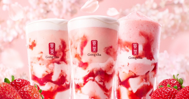 20万杯突破で『ゴンチャ』史上最大のヒット！「いちご杏仁ドリンク」は今しか飲めない限定商品！