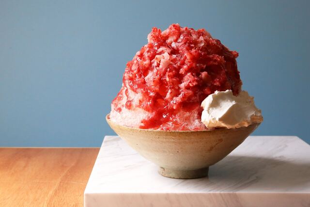〜9/1｜完熟いちごを削ってかき氷にON！“食べる宝石”の贅沢な夏のひと品を『ICHIBIKO』で