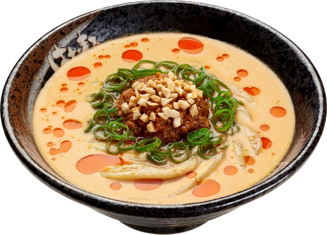 12/15〜｜大人気の「担々うどん」が進化して登場！濃厚白ごまスープにピーナッツがアクセント『はなまるうどん』