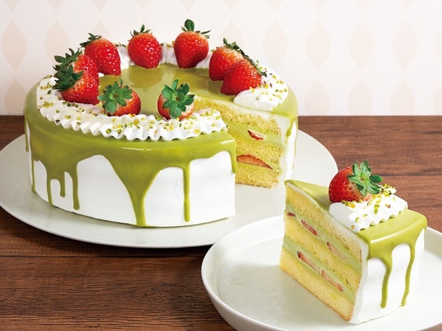 12/16〜｜鮮やかなピスタチオと甘酸っぱい苺をたっぷりサンド！クリスマスにぴったりのケーキを『ダッキーダック』で