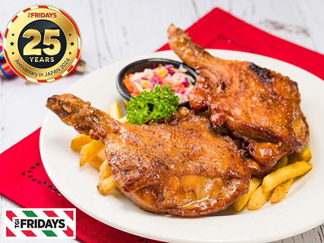 クリスマス限定『FRIDAYS』に特製ローストチキンなどクリスマス特別メニューが登場