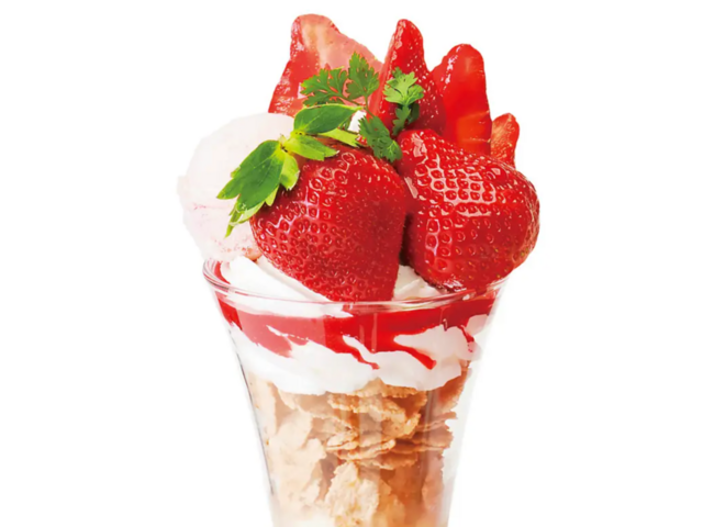 1/27〜|福岡あまおうを贅沢に堪能!旬のいちごパフェが『コージーコーナー』に登場