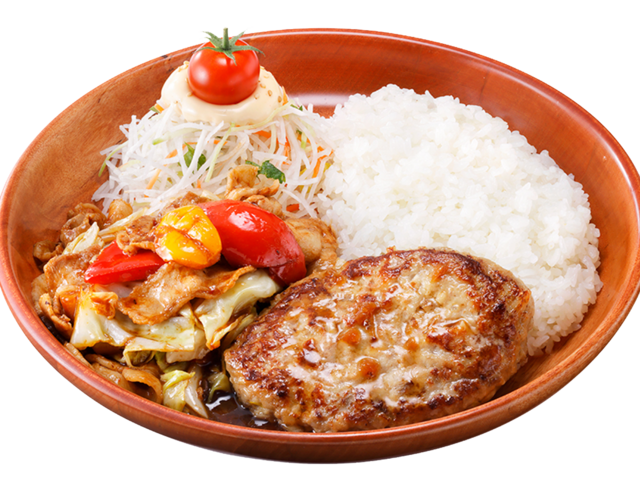 1/29〜｜ハンバーグに回鍋肉やザンギを添えた食欲をそそるコンビメニューに注目！『びっくりドンキー』