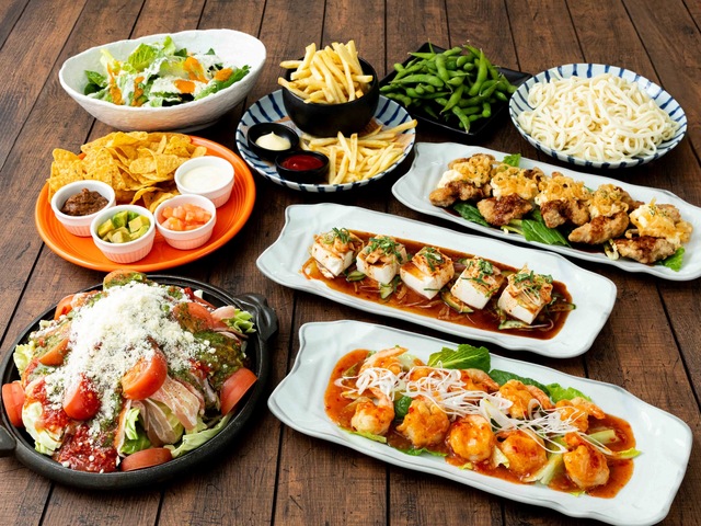 歓送迎会は『ミライザカ』で!枝豆&ポテト食べ放題+選べるメインの特別コースは予約がお得◎