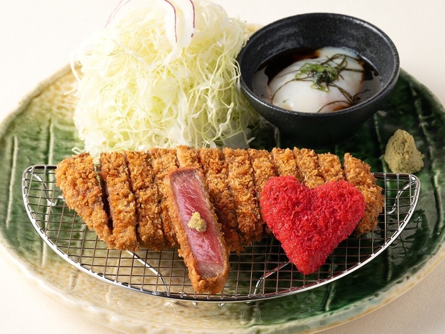 〜3/14|真っ赤なハートメンチが超キュート!インスタフォローで1個無料『牛カツ京都勝牛』