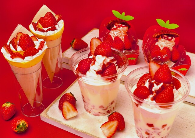 2/6〜｜横浜赤レンガで苺フェス開催！飲むチーズケーキやもちもちクレープが『ありあけ』から登場