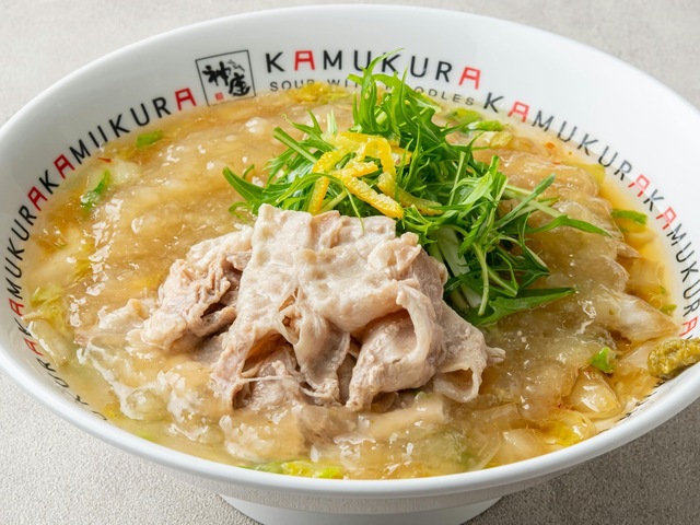 2/13〜|柚子香る大根おろし餡が絶品!ピリ辛豚とたっぷり野菜の1杯を『どうとんぼり神座』で