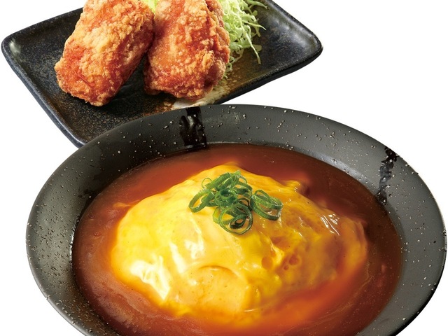 2/21〜｜ふわとろ天津飯とジューシーなにんにく醤油からあげのW主役！食欲そそる新商品を『からやま』で