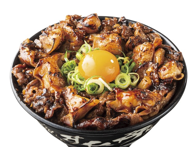 2/25｜総重量500g超！『伝説のすた丼屋』の「背脂焼肉 牛カルビホルモン丼」に注目