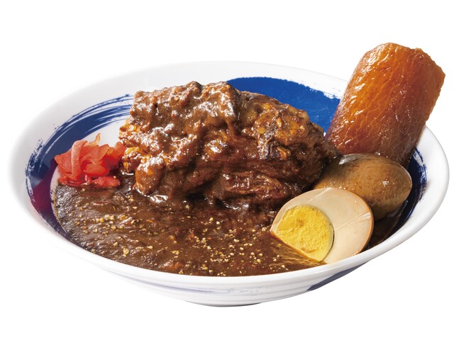 2/26〜|牛バラ200gの塊を堪能する「ビーフカレー」に注目!割下でトロトロに煮込んだ一杯『肉めし岡もと』