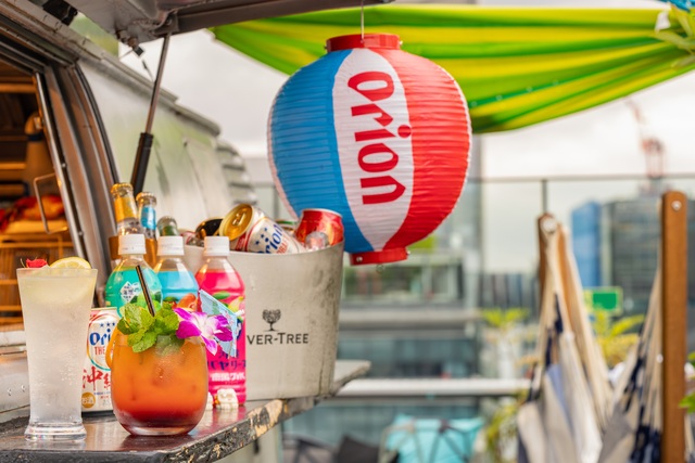 東銀座｜ルーフトップで沖縄BBQを堪能！ゴーヤのアヒージョやオリオンビールも『アロフト東京銀座』