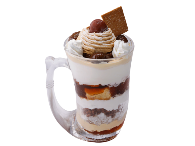 【期間限定】8/27〜｜モンブラン＆北海道ソフトの贅沢パフェ登場！栗づくしの『びっくりドンキー』