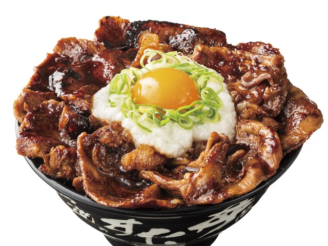 9/1〜｜総重量500g超え！甘辛ニンニク醤油ダレの月見とろろ肉丼に注目！『伝説のすた丼屋』