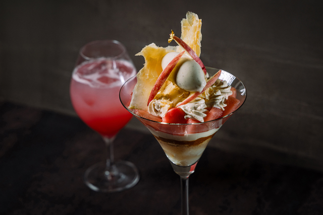 9月は甘酸っぱいロマンりんごが主役！会員制パフェバー『Remake easy』に新作登場