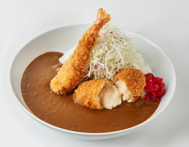 9/8〜|海老フライ&蟹クリームコロッケのW主役!新宿・大崎・高田馬場『カレーハウス リオ』に新作登場