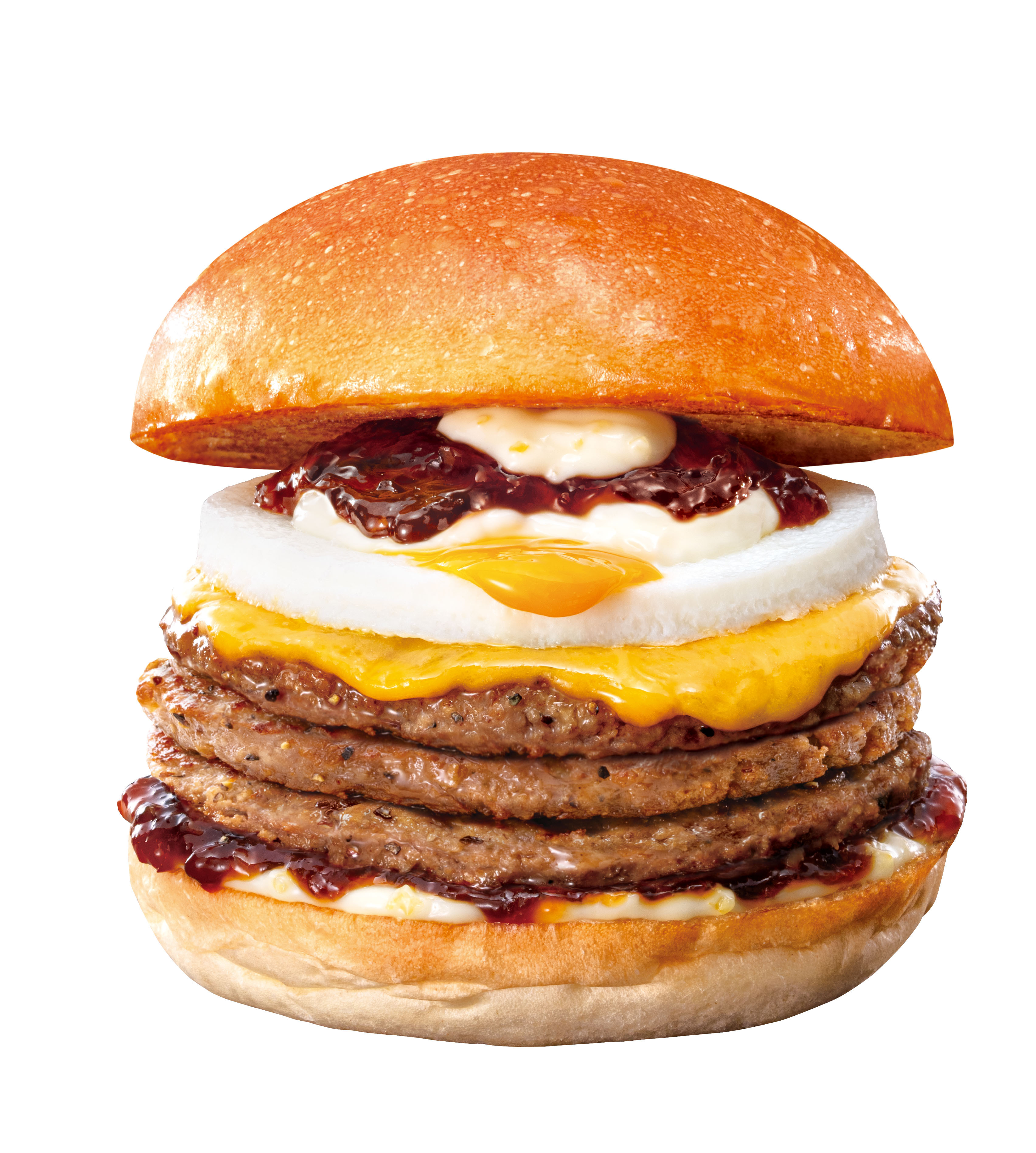 月見もトリプル!?『ロッテリア』の新定番。17時からパティ3枚の絶品