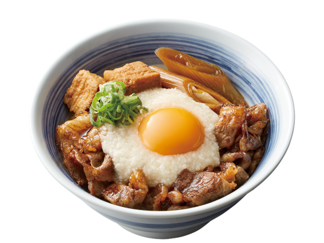 1/15〜｜甘辛すき焼きダレでご飯が進む！とろろ×卵黄×牛すきのスタミナ丼『焼きたてのかるび』