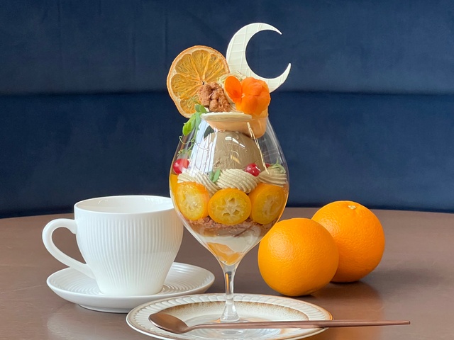 新宿｜金柑など5種の柑橘＆ほうじ茶が奏でる極上パフェ。『コヨイノパフェ（スタンド）』で味わう至福の一杯