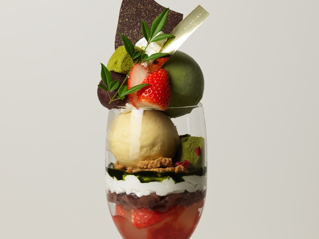 札幌｜ルタオが手掛ける『グラッシェル』に濃厚な抹茶と苺、わらび餅の新作パルフェが登場！2/1〜