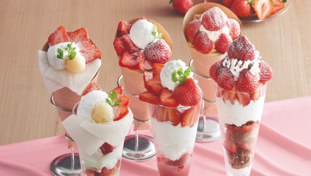大阪｜あまおうが主役！フレッシュで芳醇なパフェ＆クレープの限定フェア開催『マルトメ』2/15〜