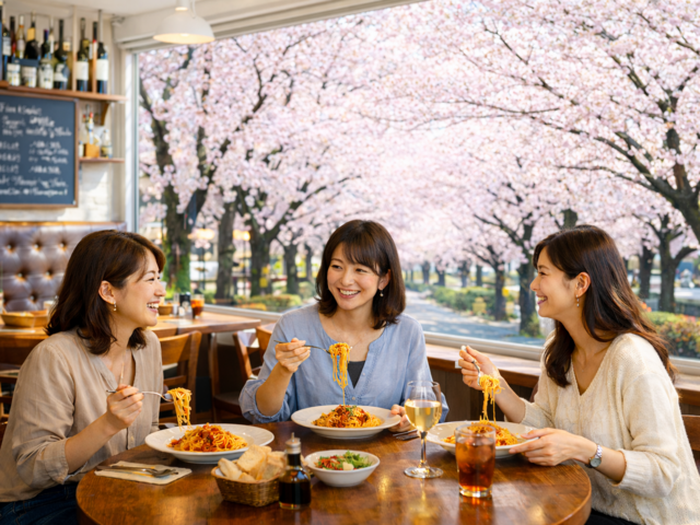 都内｜花見の名所周辺のレストラン7選🌸混雑を避けてランチを満喫！食後は桜並木をお散歩