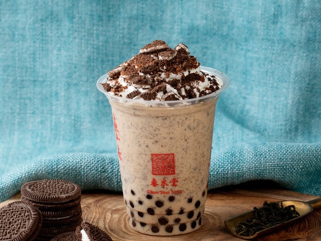 4/24〜｜クッキーのザクザク食感が魅力！鉄観音が香るタピオカドリンクが登場『春水堂』