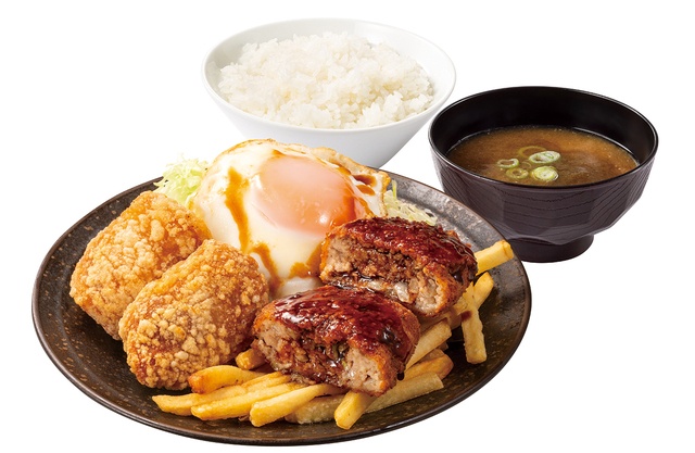 4/24〜｜サクサク衣からあふれるジューシーな肉汁！「豚メンチからあげ盛り」に注目『からやま』