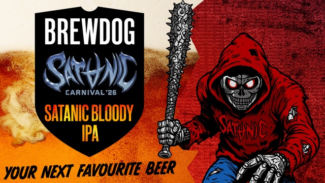 6/6・7｜ブラッドオレンジ香る！『BREWDOG』のコラボビールが『SATANIC CARNIVAL』に限定登場