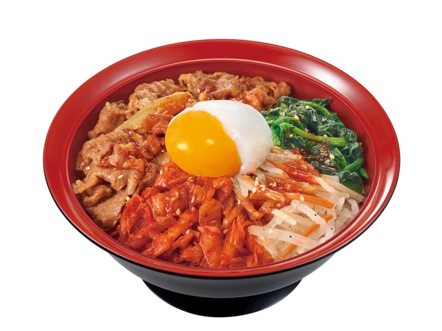 6/9〜｜温玉とろ〜り！やみつきピリ辛の「ビビンバ牛丼」に注目！野菜もどっさり『すき家』