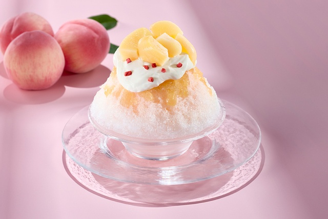 表参道｜ふんわり氷に桃の香り！みずみずしい桃とチーズが重なる限定かき氷『フランセ』