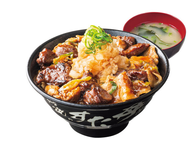 7/1〜｜総重量500g超！牡蠣ポン酢×大根おろしの「焼肉コンボ丼」を発売『伝説のすた丼屋』