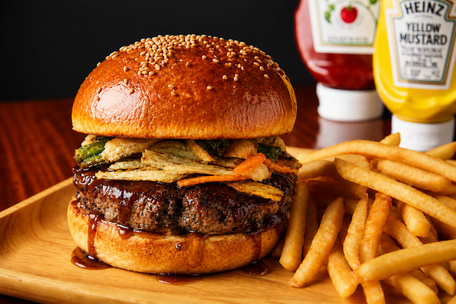 8月限定｜極上和牛×麻辣ソース！痺辛バーガーが新登場！六本木・京都『BURGER REVOLUTION』