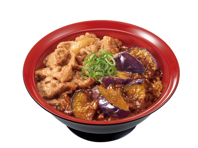 8/4〜｜シビれる辛さが食欲をそそる！『すき家』でやみつき「シビ辛麻婆茄子牛丼」を販売