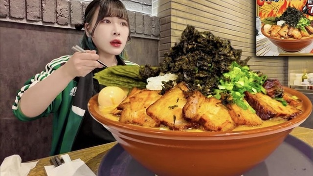 汐留│1kgの麺を5分以内に完食で無料！デカ盛りチャレンジが『はれるや』に登場