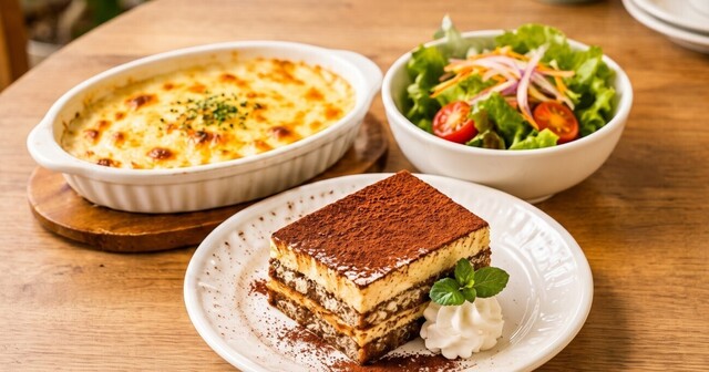 浜松町│毎週水曜はレディースDay！グラタン・サラダ・デザートセットが1,350円〜『Michi』