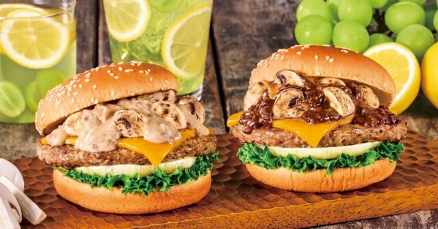 〜10/13｜秋の定番！マッシュルームチーズバーガーが期間限定登場『フレッシュネスバーガー』