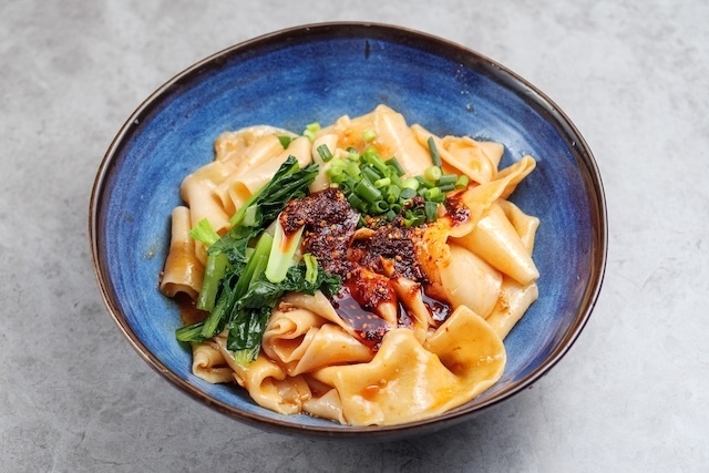 汐留芝離宮ビルディングにある『手打ちビャンビャン麺荘古都』のランチ