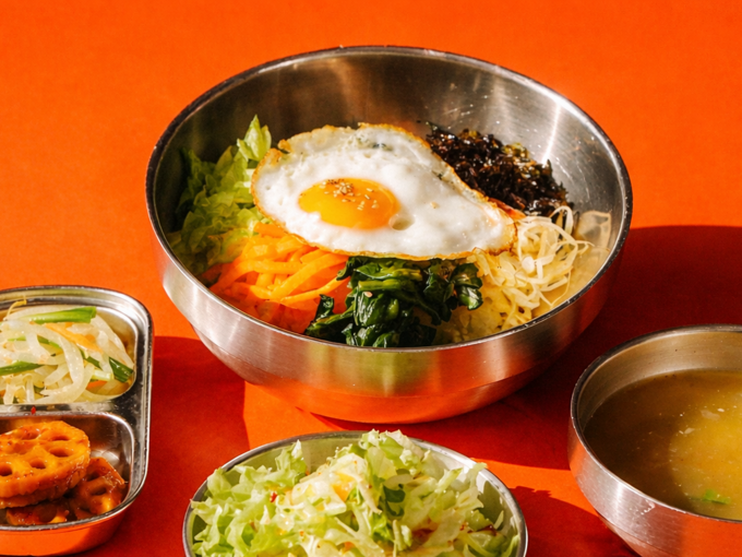 新橋・汐留　ビビンバ定食（韓国料理）の画像