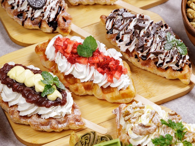 広島・県庁前　ワッフル