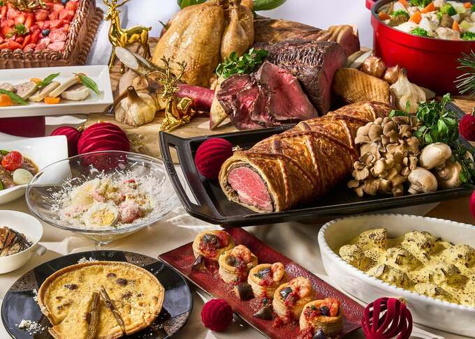 クリスマス期間ディナーの洋食メニュー