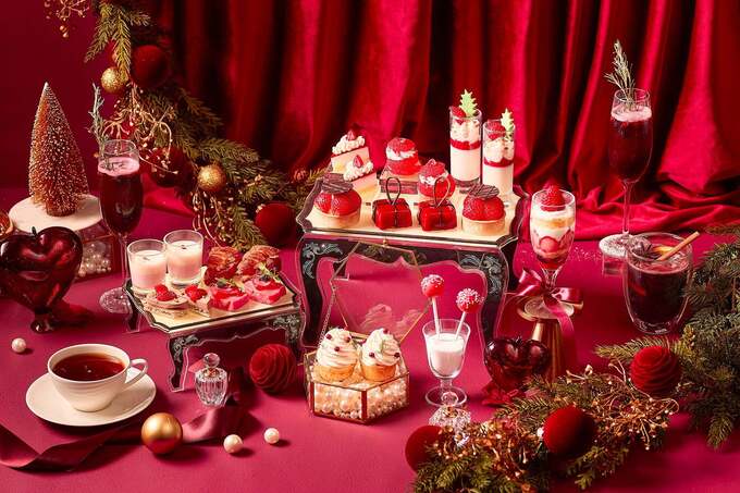 クリスマス仕様のアフタヌーンティー
